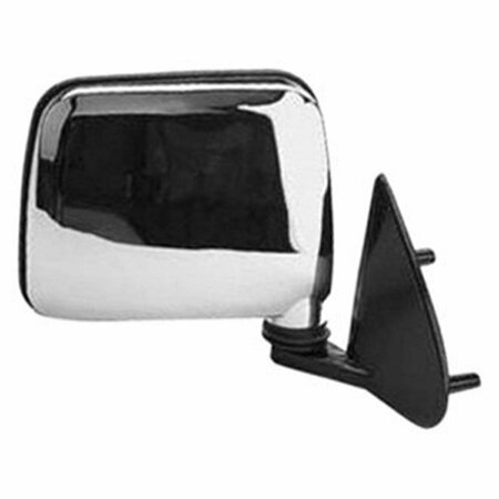 GEARED2GOLF Right Hand Outside Rear View Mirror for 1986-1997 Nissan Pickup, Chrome GE1847889